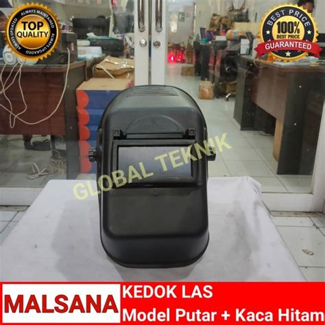 Jual Kedok Las Topeng Las Model Putar Plus Kaca Hitam Din