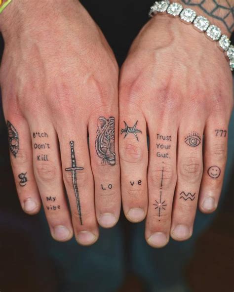 Little finger tats collection.