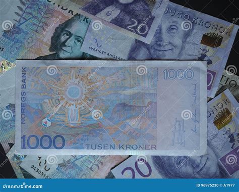 1000 Norwegian Krone Nok Note Stock Photo Image Of European Tender