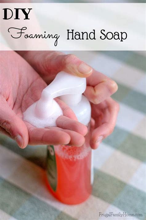 DIY Foaming Hand Soap | Frugal Family Home