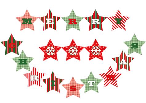 Printable Christmas Garland