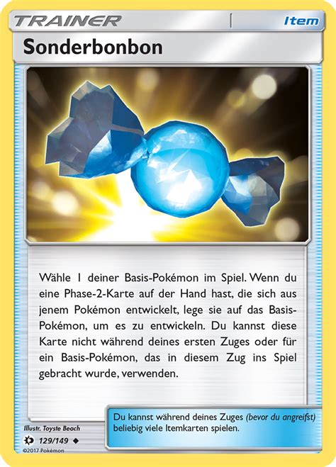 Sonderbonbon Wert Bild K Nstler Seltenheit Pokemonkarte De