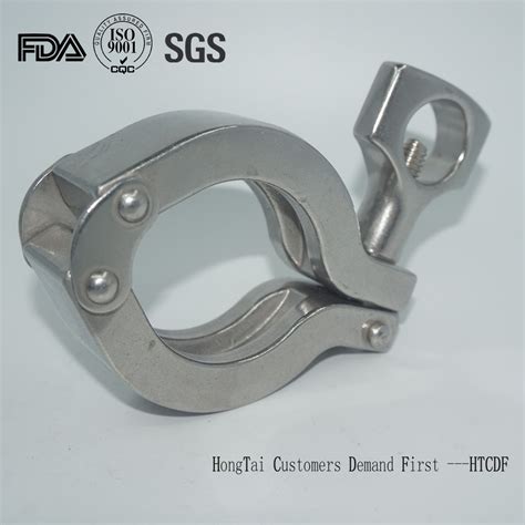 Sanitary Food Industry Stainless Steel Double Pin Heavy Duty Clamp