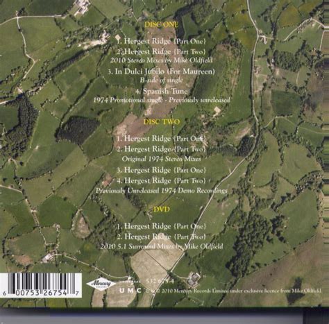 Dvd Dts Poll Oldfield Mike Hergest Ridge Dd Dvd Cd