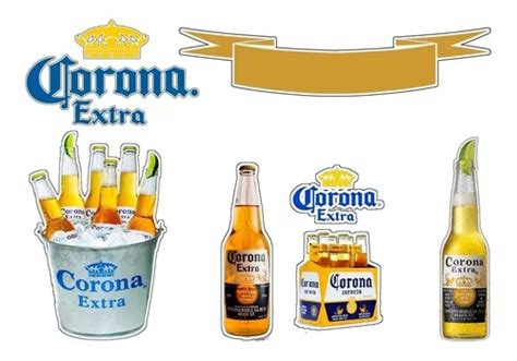 Topo De Bolo Topper Decora O Cerveja Corona Parcelamento Sem Juros