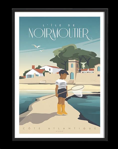 Affiche Noirmoutier Le Vieil Yohan Gaborit