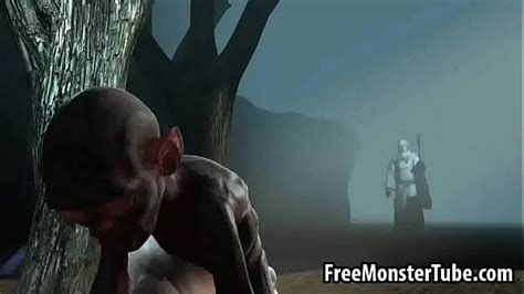 Hot 3D Babe Gets Fucked Hard In The Woods By Gollum 3D Porn