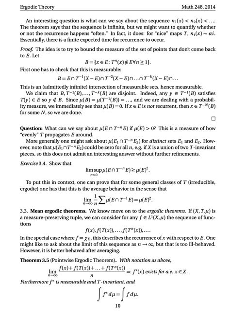 Kidwai On Twitter 3 Mean Ergodic Theorems If You Think Of T As