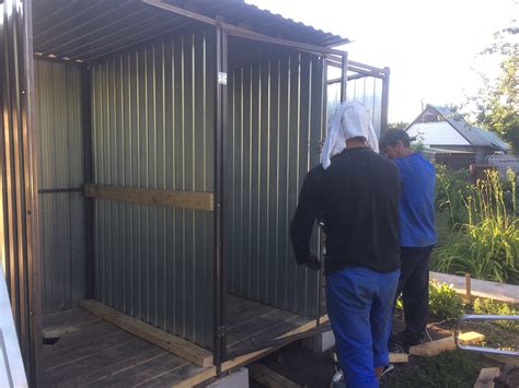 Сарай из металлопрофиля (79 фото) - фото - картинки и рисунки: скачать ...