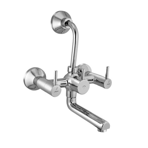 Florentine Prime 3 Levers Wall Mixer Spout And Overhead Shower