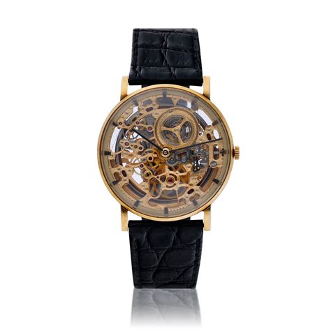 A yellow gold automatic skeletonized wristwatch, Circa 1970 | Fine Watches | 2022 | Sotheby's