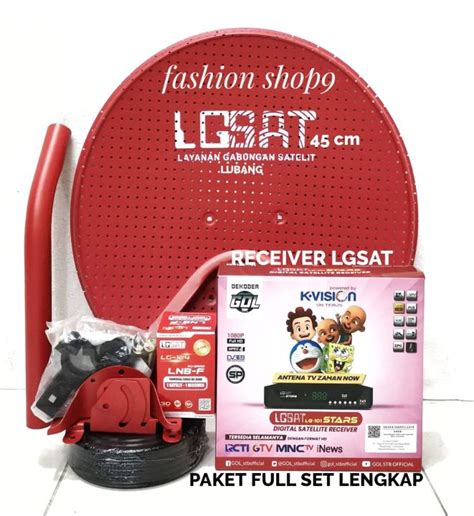 Parabola Mini Lgsat Cm Full Set Lengkap Paket Pcs Receiver Lgsat