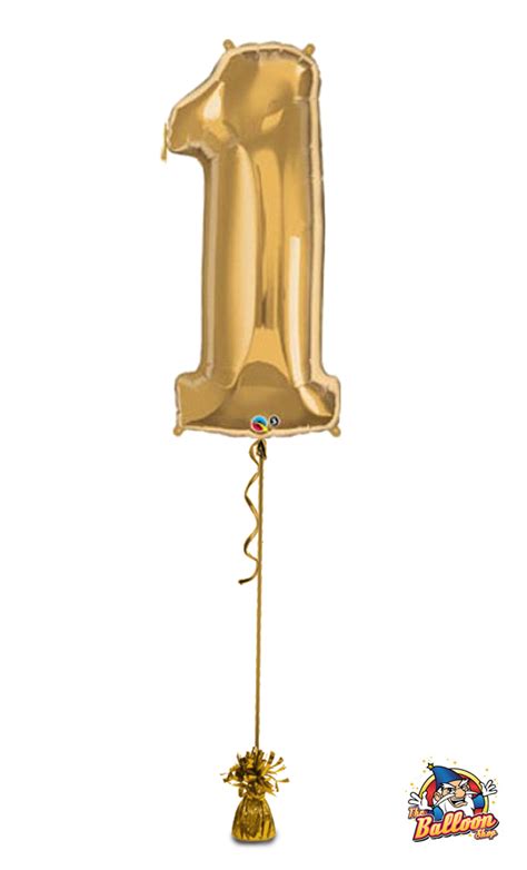 The Balloon Shop - Megaloon Number 1 Gold