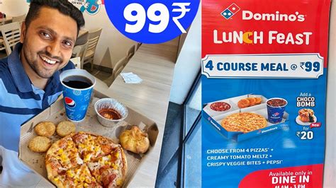 Dominos 4 Course Meal 99 Dominos Pizza Offer YouTube