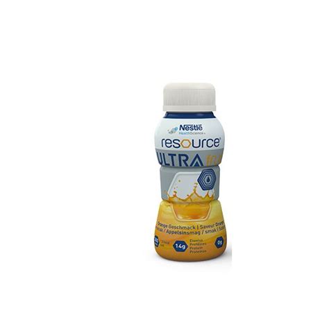 Resource Ultra Fruit Solução Oral Laranja 200 ml x 4 Farmácia Liga