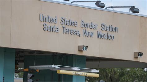 Full scanning of commercial trucks coming to Santa Teresa border crossing