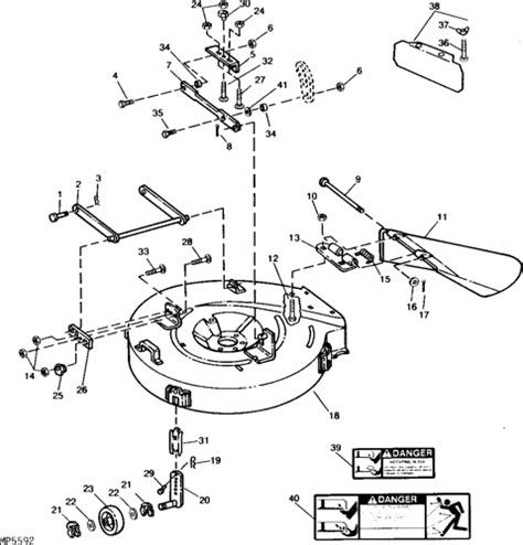 Rx63 Mower Riding Mower Deck Draft Arms And Chute Guard 30 Rx73 Rx75 Rx95 Sx75 [e22