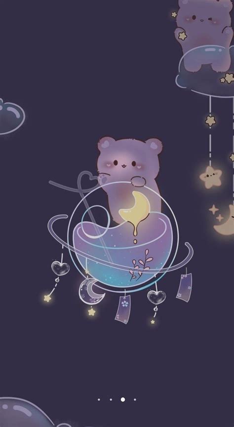 Kawaii Space Anime Bear Wallpapers Wallpaper Cave