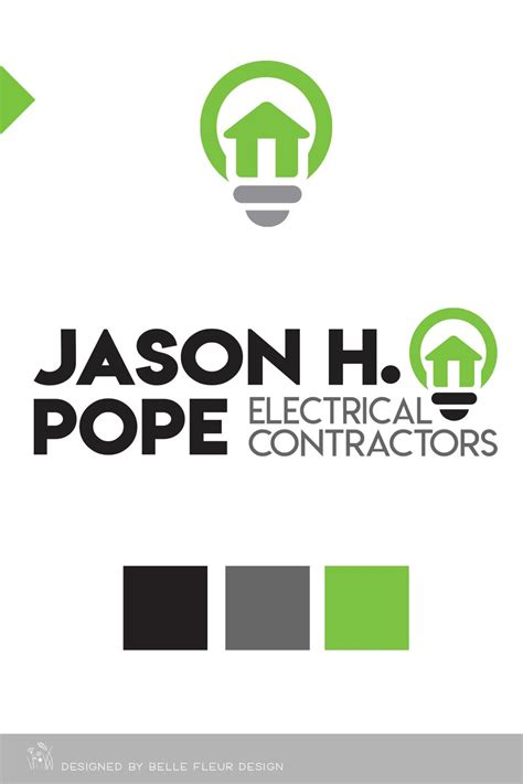 Custom logo for electrician | Custom logos, ? logo, Logo design