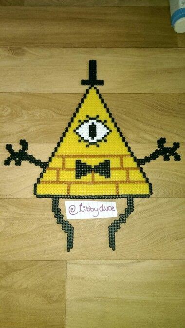 Hama Bead Bill Cipher Gravity Falls Hama Beads Creative Beads