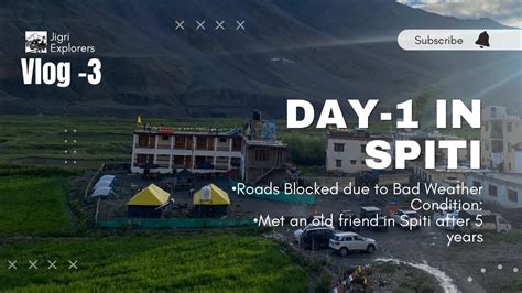 Spiti Valley Day Chandigarh To Spiti Vlog Youtube