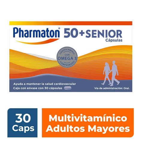 Pharmaton 50 senior 30 cápsulas Walmart