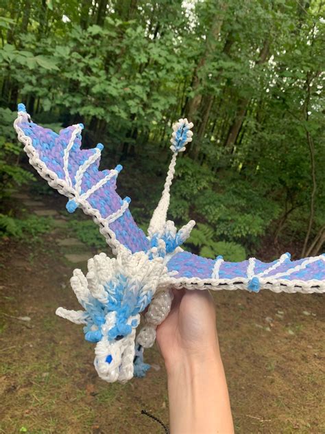 Rainbow Loom Winter Icewing Wings Of Fire Etsy