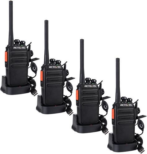 Retevis RT24 Talkie Walkie Talkie Walkie Rechargeable Avec Oreillettes