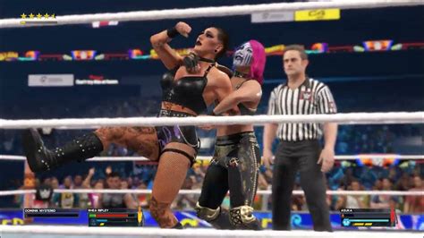 Wwe 2k23 Rhea Ripley Vs Asuka Womens World Championship Summerslam