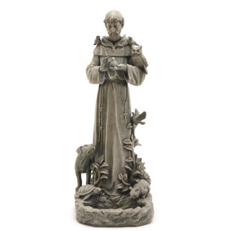 Napco Saint Francis Garden Statue Bird Feeder Smiths Food