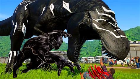 Jurassic World Evolution Tyrannosaurus Rex Black Panther