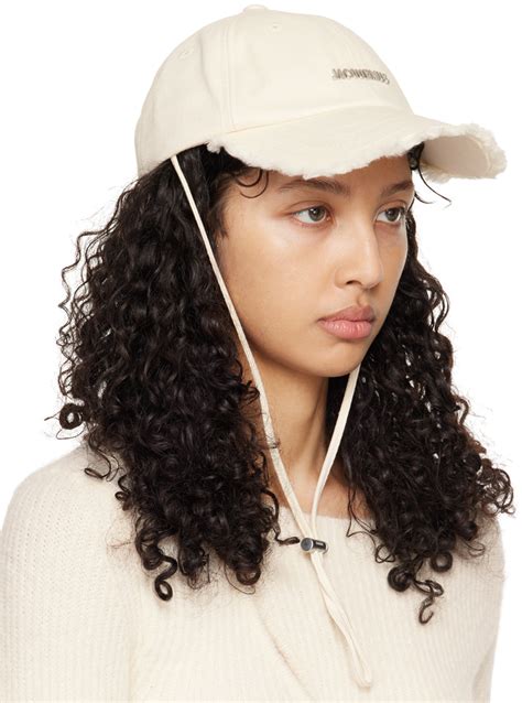 Jacquemus Off White Le Chouchou La Casquette Artichaut Cap Jacquemus