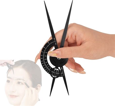 Eyebrow Positioning Golden Scale Caliper Stencil Ruler Makeup Measurement Eyebrow