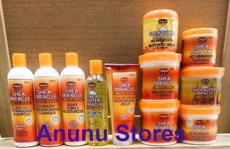 African Pride Shea Butter Miracle Texture Softening Elongating System