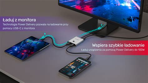 Unitek Dwukierunkowy Przełącznik Usb C 4k Cena Raty Sklep