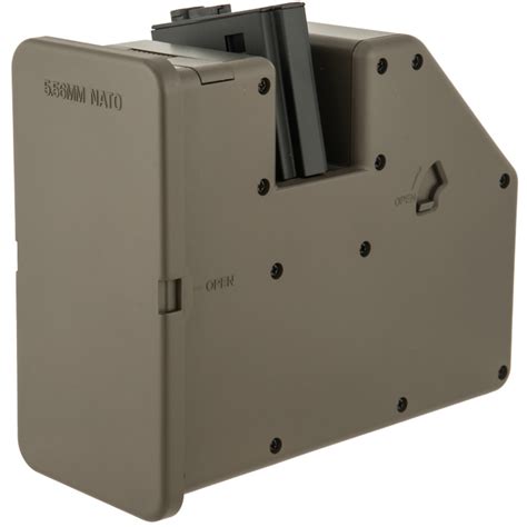 Krytac Airsoft High Capacity Aeg Lmg Rd Box Magazine Airsoft