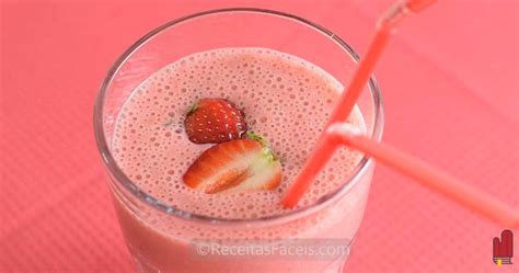 Batido De Morango Receitas F Ceis