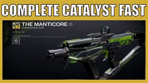 Destiny 2 How To Get The Manticore Exotic SMG Okgameblog