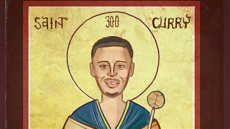 Saint Stephen Curry Illustration Hooped Up