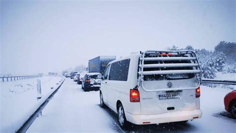 El Temporal De Nieve Afecta A Carreteras Nueve De Ellas Principales