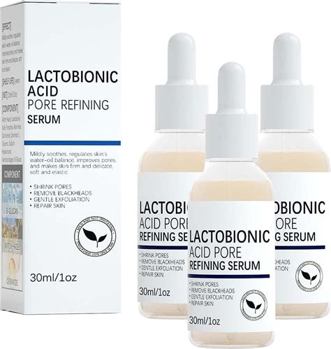 Lactobionic Acid Pore Refining Serum Shrink Pore Reduce Fine Lines