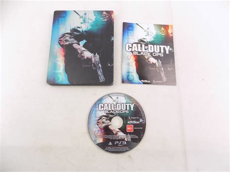 Mint Disc Playstation Ps Call Of Duty Black Ops First Steelbook