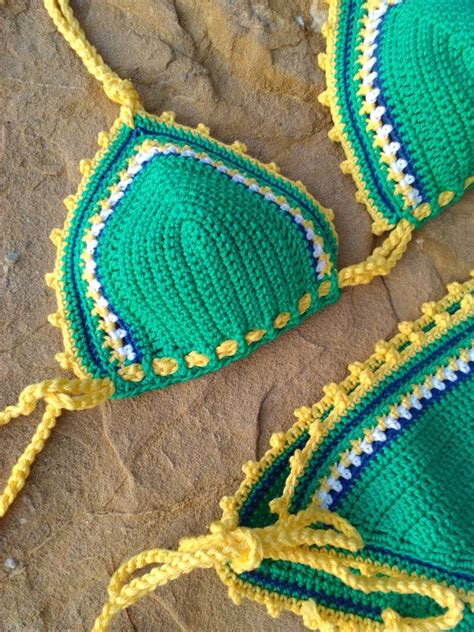Set Bikini All Uncinetto Viva Brazil Bikini Costume Da Bagno All Uncinetto Costume Da Bagno All