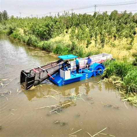 Keda Automatic Aquatic Lake Weed Harvester River Hyacinth Cleaning Boat