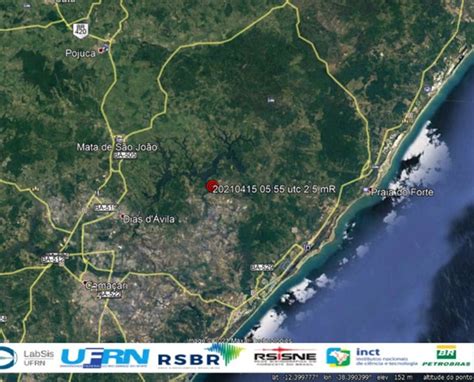 Tremor De Terra Registrado Em Dias D Vila Na Regi O Metropolitana