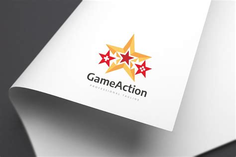 Download Game Action Logo Template Шаблон логотипа на тему графика