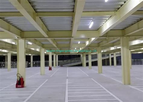 customized pre engineered metal structural car parking building china