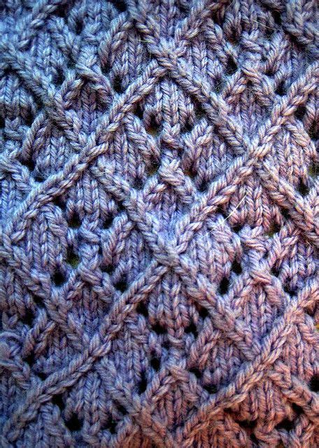 Lace Argyle Pattern By Fuzzyjay Via Flickr Knit Stitch Patterns