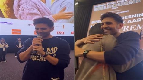 Kartik Aaryan Blushes As Fan Proposes In Melbourne Film Festival