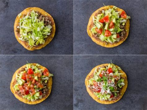 Easy Tostada Recipe - NatashasKitchen.com 